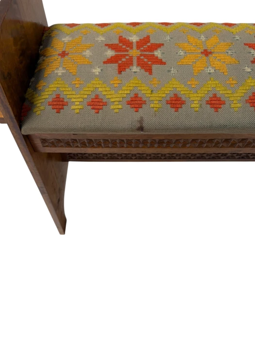 Swedish Mid-Century Modern Ash Small Bench or Stool, 1960s